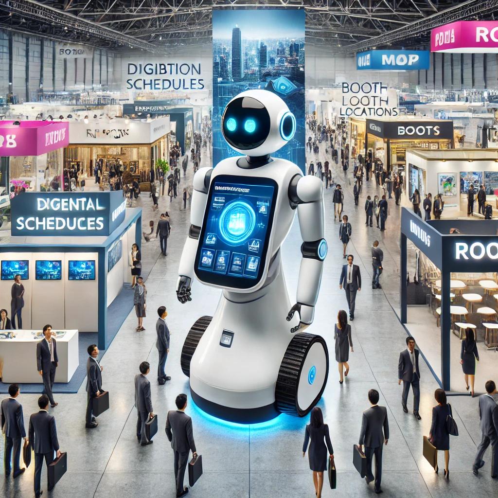 Visitor reception robot
